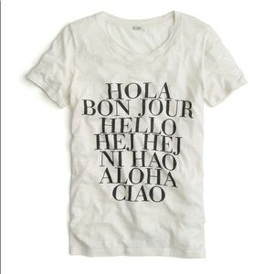 J. Crew Hello Tee